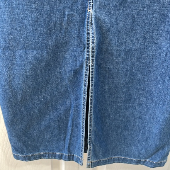 90’s vintage Jones New York denim maxi skirt - Picture 4 of 8